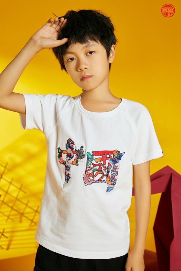 China Patriotism Children T shirt - Image 2