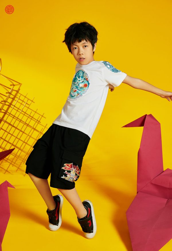 Blue Dragon Children T shirt - Image 2