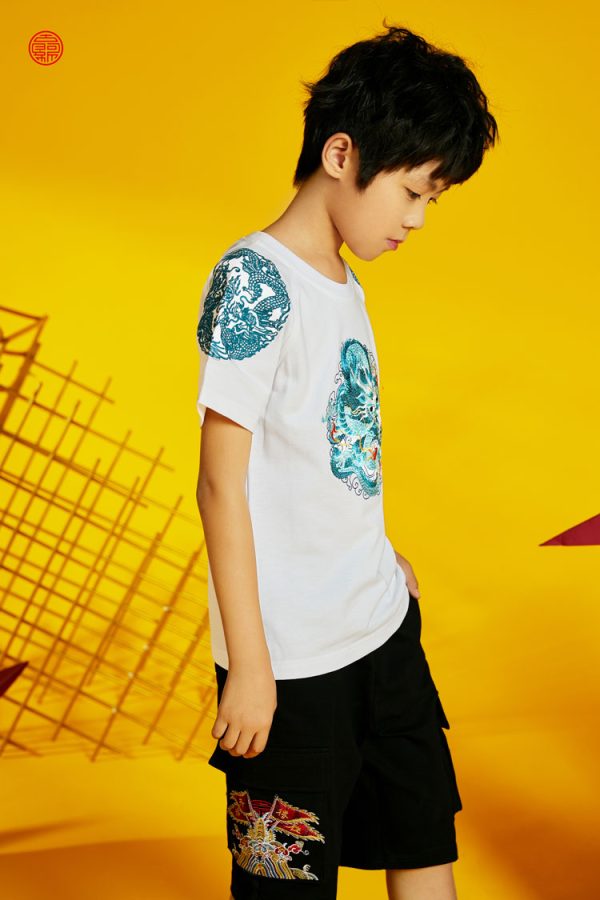 Blue Dragon Children T shirt - Image 3