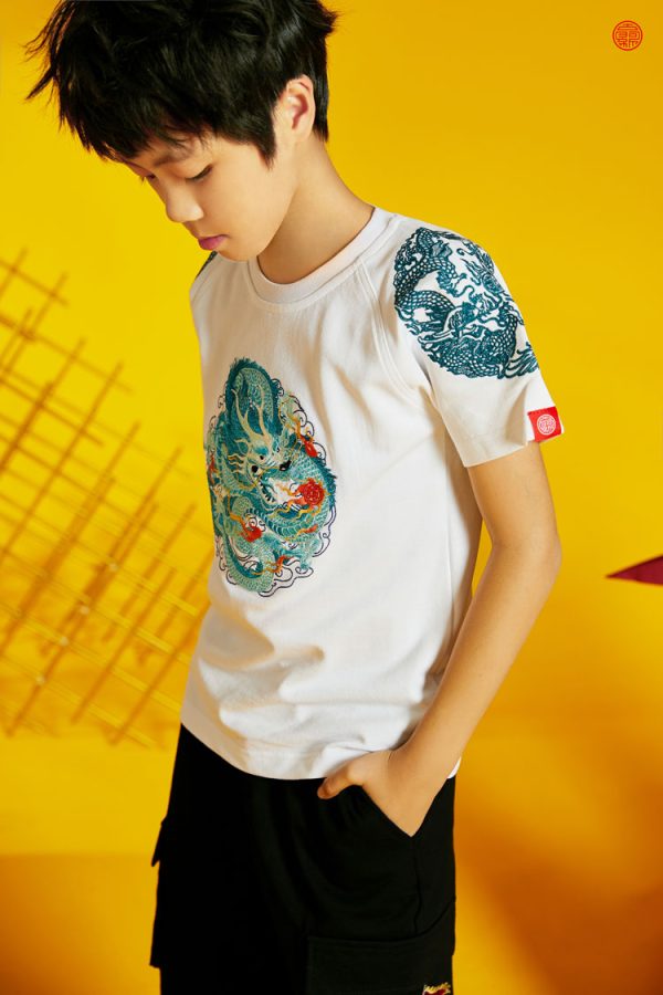 Blue Dragon Children T shirt - Image 4