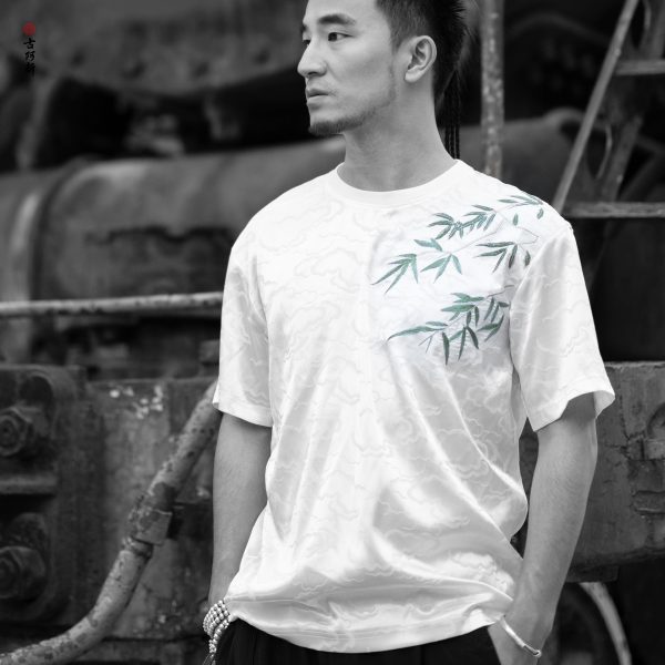 black bamboo T Shirt - Image 2