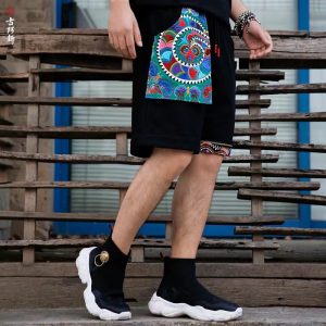 Miao embroidery Shorts