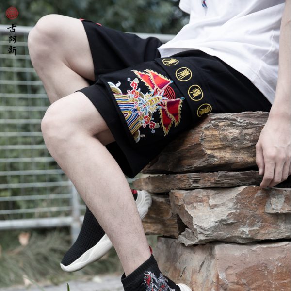 Qi Tian Da Sheng Flag Shorts - Image 3