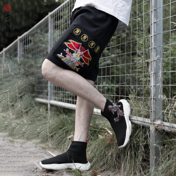 Qi Tian Da Sheng Flag Shorts - Image 4