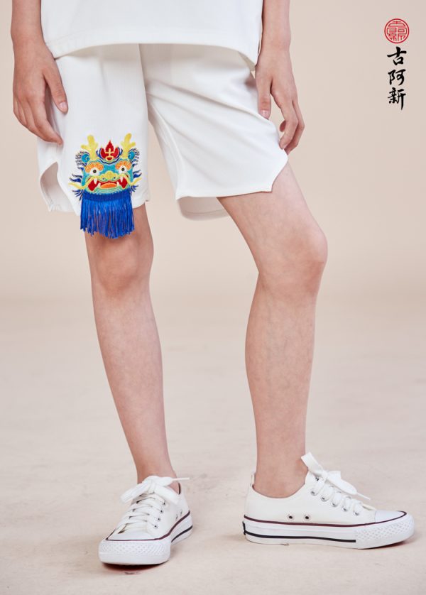 Lion Awakening Tassels children Shorts
