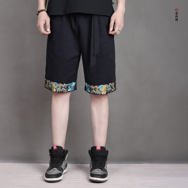 Dragon pattern Glazed tile Shorts - Image 3