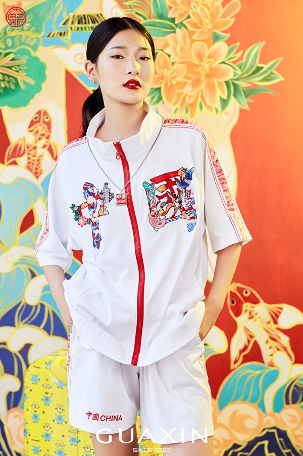 2024 China logo zipper short - Image 2