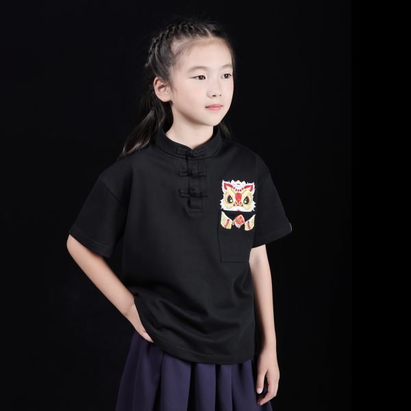 Awakening lion children polo shirt - Image 2