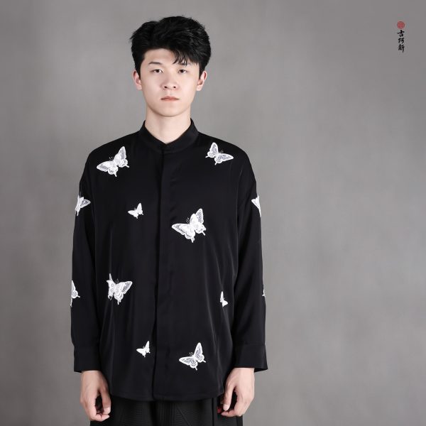 Butterfly Embroidered Shirt - Image 3