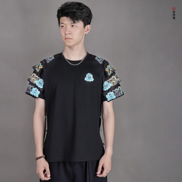 Dragon patterned glazed tile Shirt - Image 2