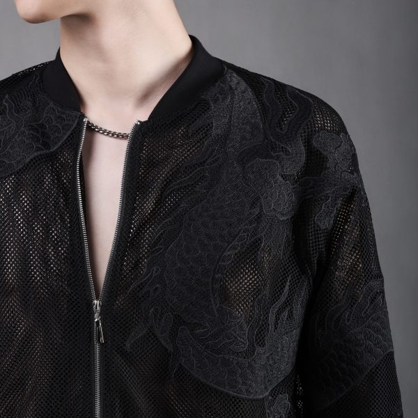 Black Dragon Hollow embroidery sunscreen clothing - Image 4