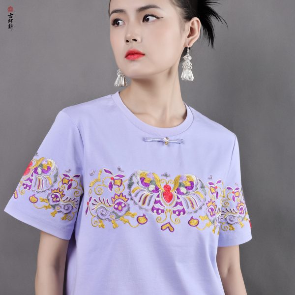 Butterflies in Love with Flowers  t shirt - Image 3