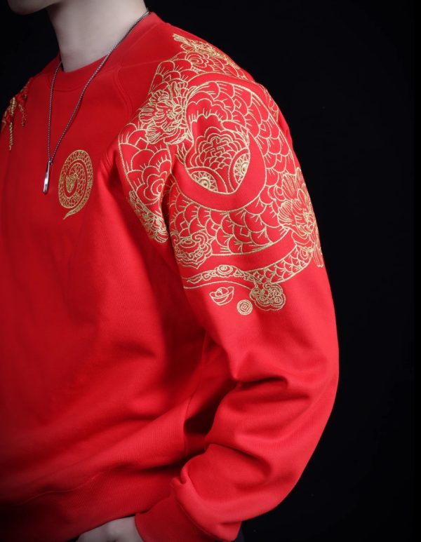 Red SNAKE Proper Sweatshirt - Image 5